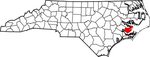 Wikizero - Dosya:Map of North Carolina highlighting Pamlico 